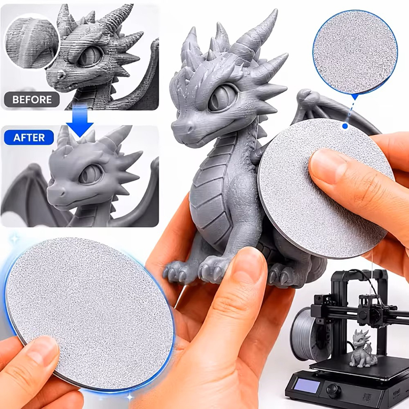 Resin Art Tools - 3D Baskı Reçine Parlatma Diski, PLA