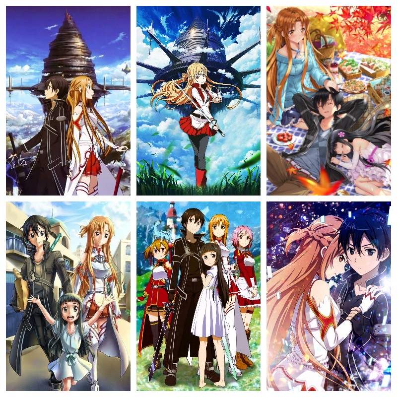 Resin Art Online - Sword Art Online 5d Elmas Boyama