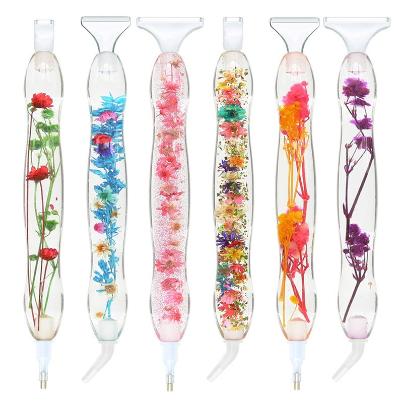 Resin Art And Design - 1 takım Çiçek Tasarımlı Reçine 5D