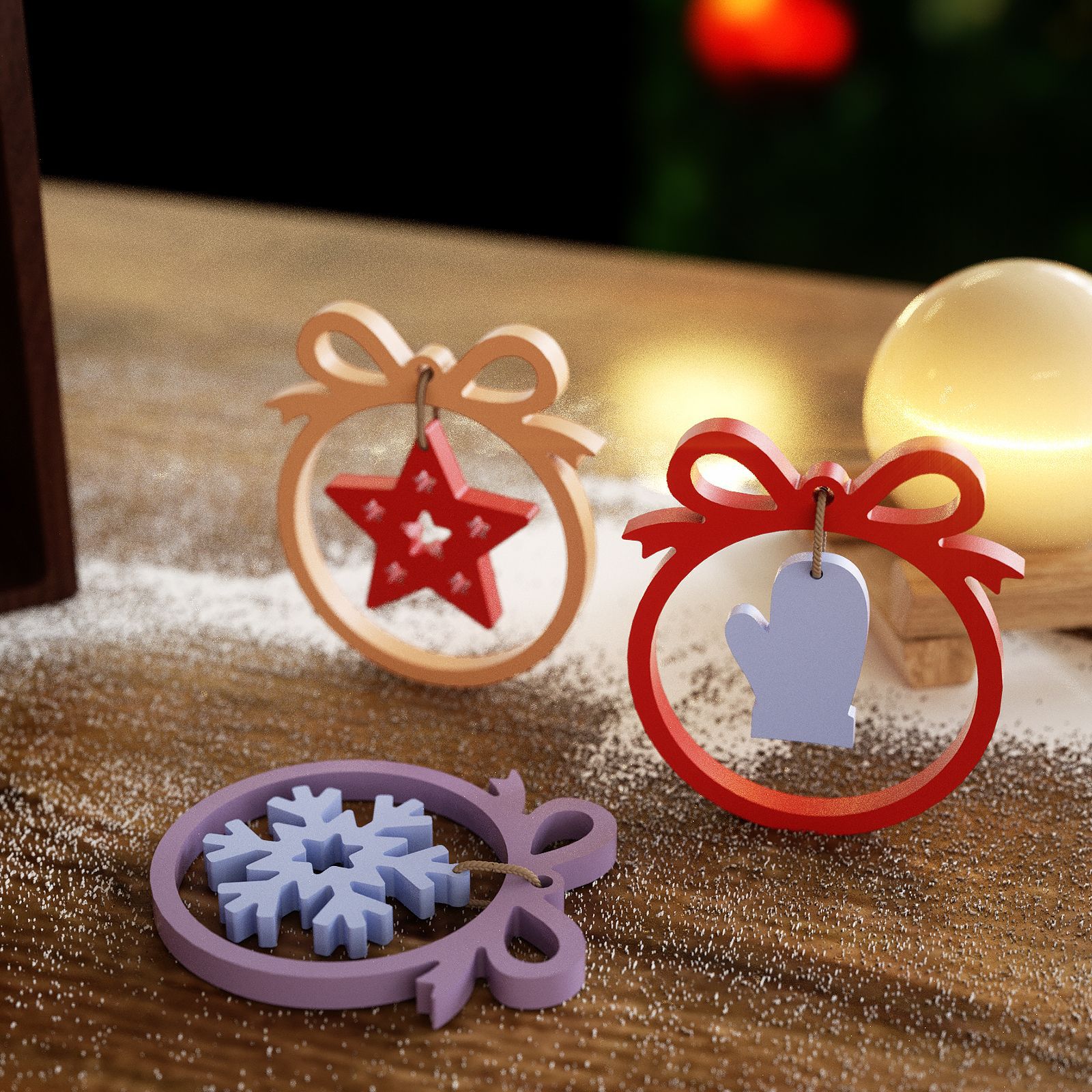 1/3 parça Noel reçine silikon  - Resin Art Tools incelemesi ve fiyatı