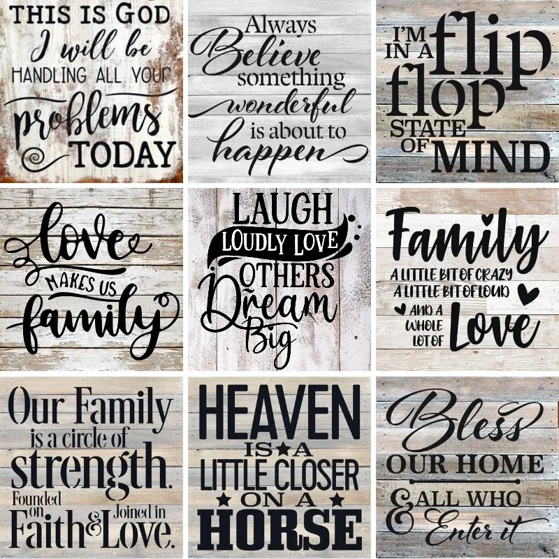Elmas Boyama Aile Alıntıları,  - Resin Art Quote incelemesi ve fiyatı