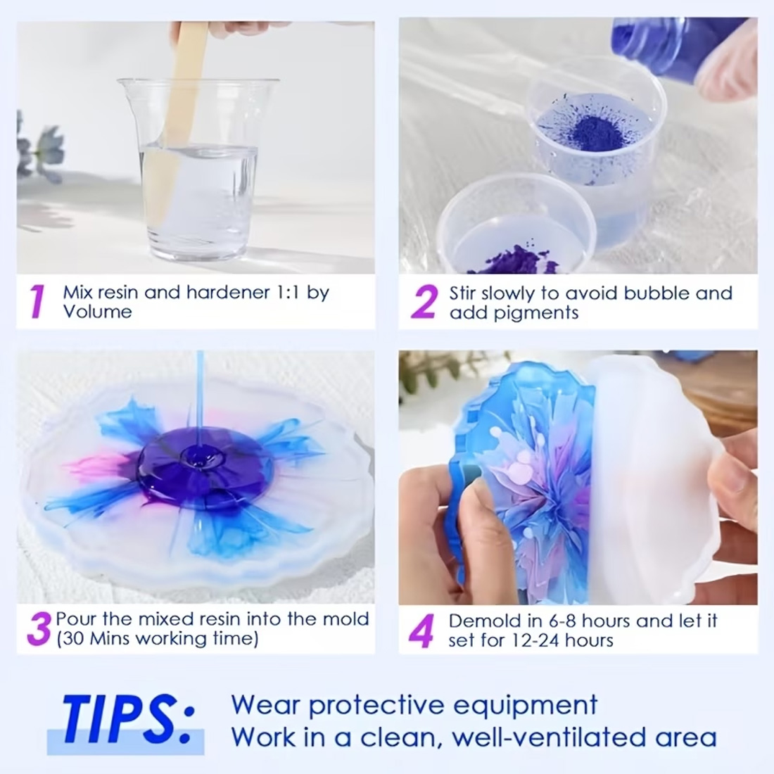 Profesyonel AB Epoksi Reçine K - Resin Art Ratio incelemesi ve fiyatı