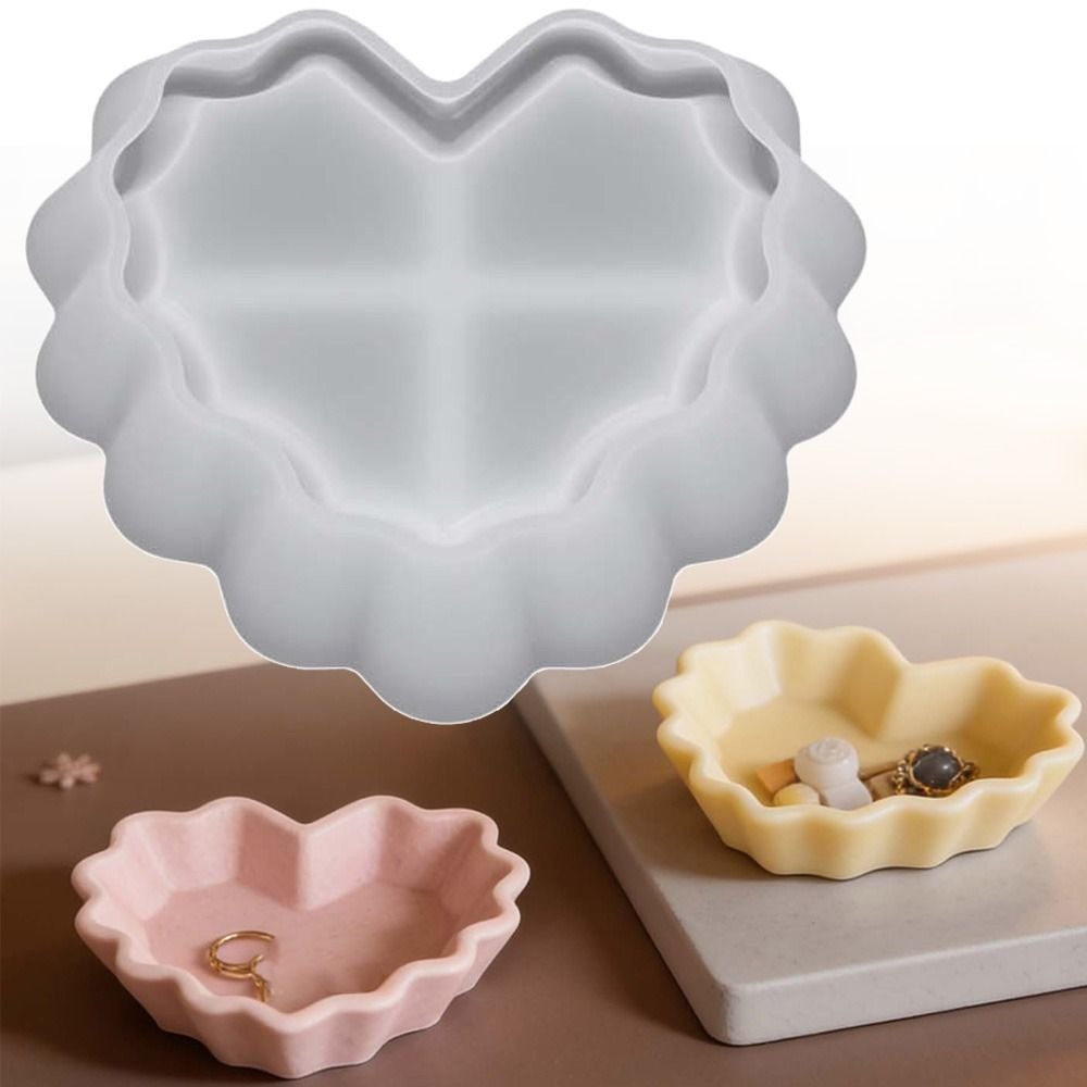 Kalp Şekli Plaka Saklama Kabı  - Resin Art Tools incelemesi ve fiyatı