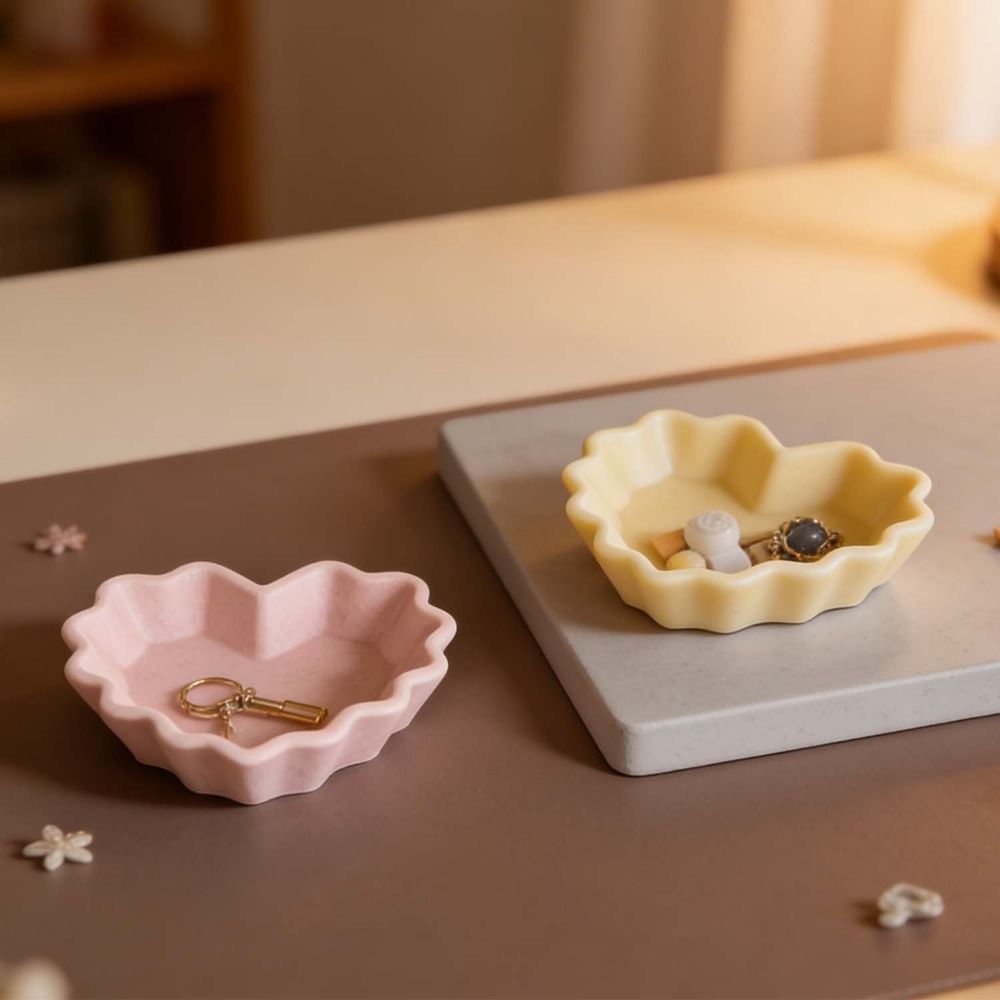 Kalp Şekli Plaka Saklama Kabı  - Resin Art Tools incelemesi ve fiyatı
