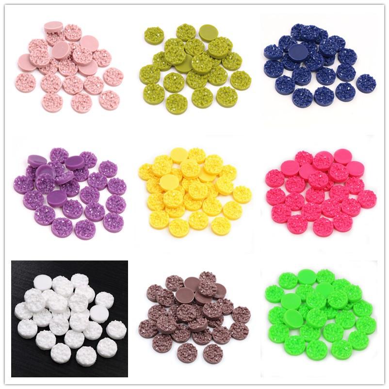 40 adet Reçine Druzy Cabochons - Resin Art Supplies Near Me incelemesi ve fiyatı