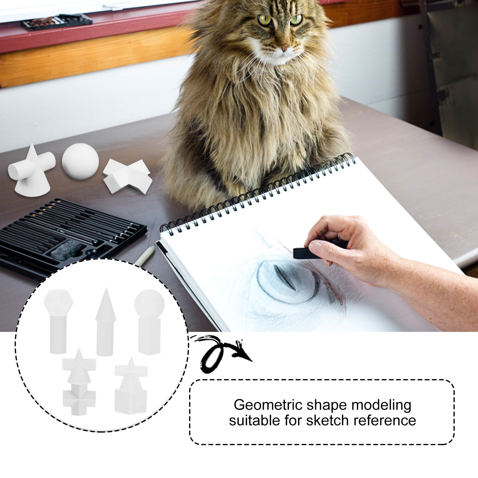 10 Adet Reçine Geometrik Şekil - Resin Art Learning incelemesi ve fiyatı
