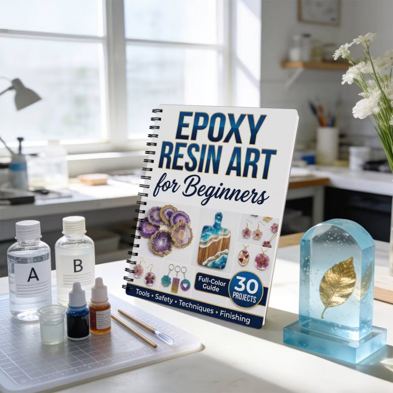 Epoksi Reçine Sanatı El Kitabı - Resin Art Learning incelemesi ve fiyatı