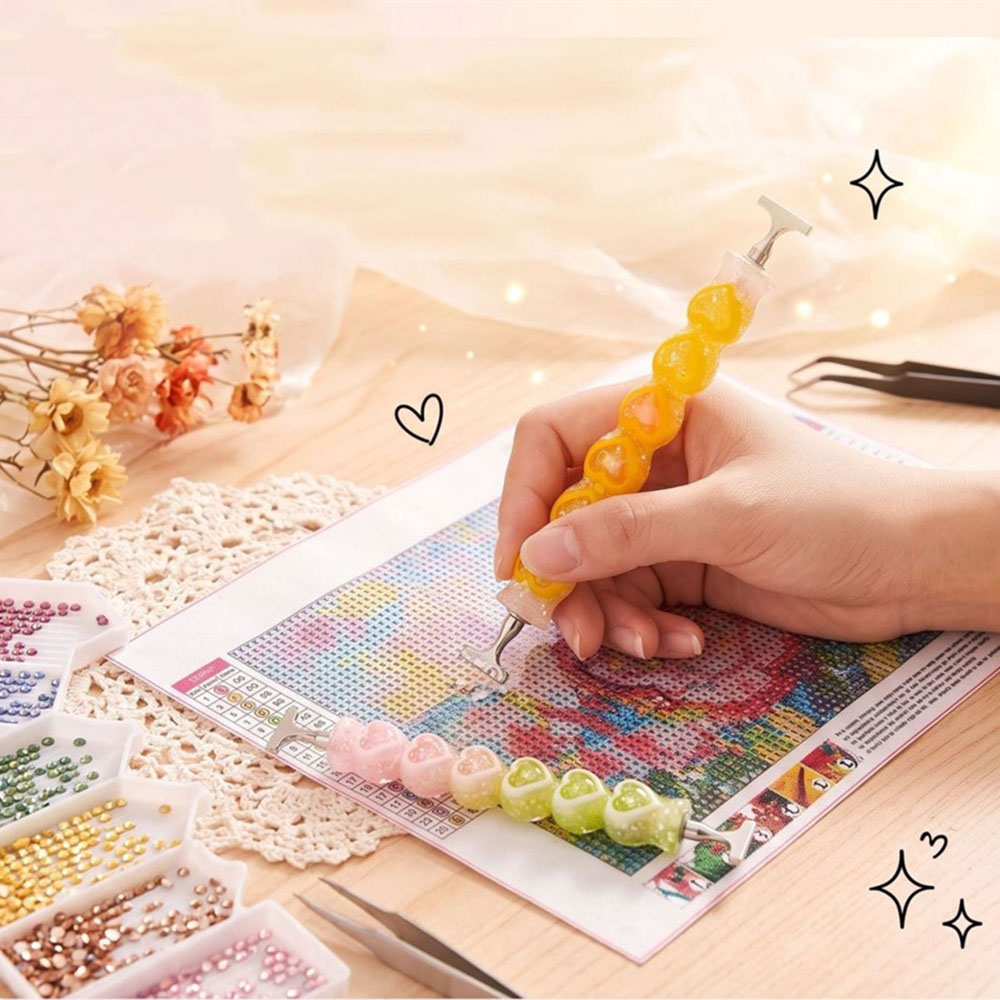 Yeni Kalp Şeklinde Elmas Boyam - Resin Art And Design incelemesi ve fiyatı
