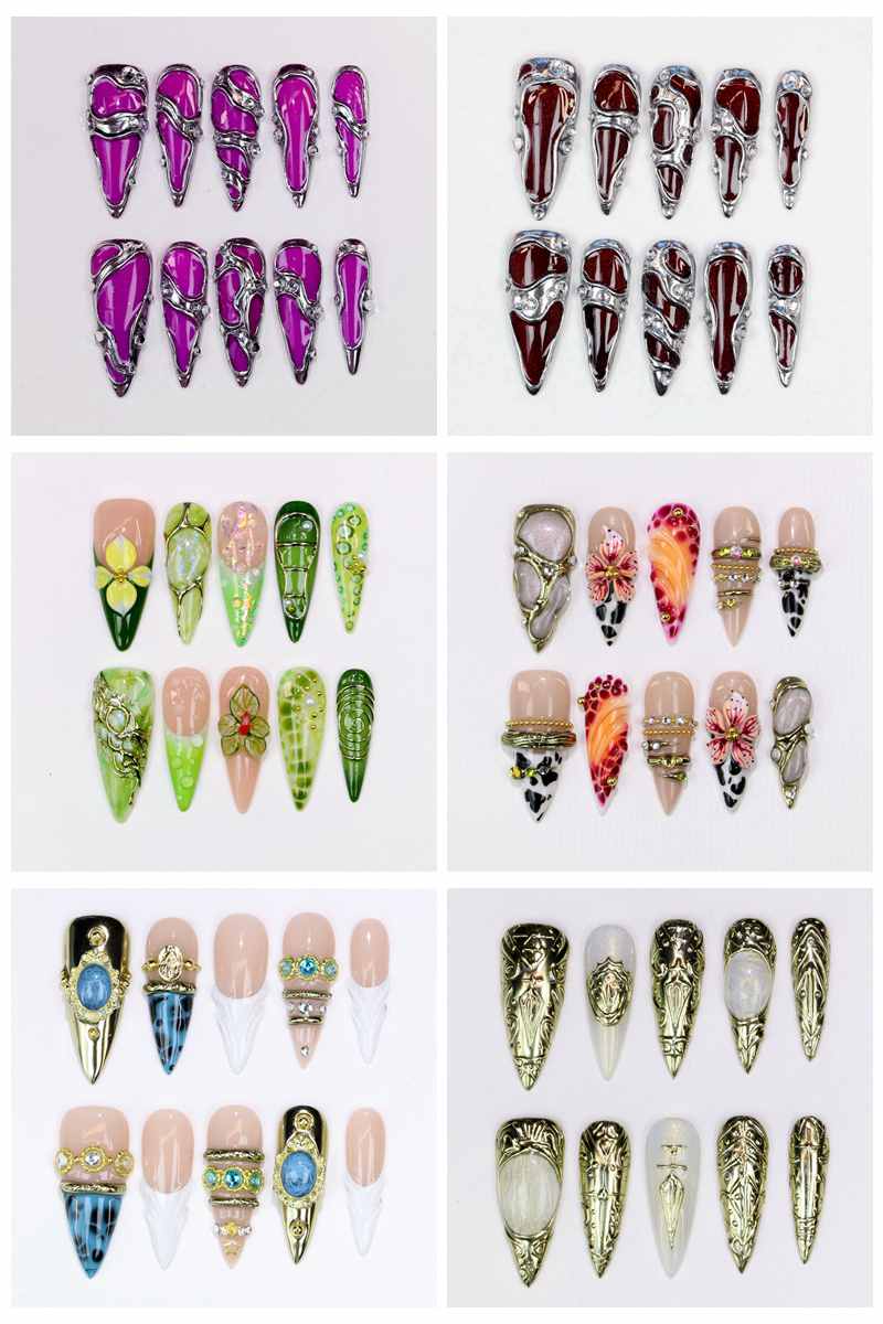 10 Adet Uzun Stiletto Takma Tı - Resin Art And Design incelemesi ve fiyatı