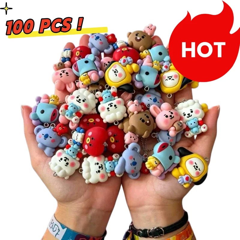7 adet BT21 Reçine Karikatür F - Resin Art Supplies Near Me incelemesi ve fiyatı