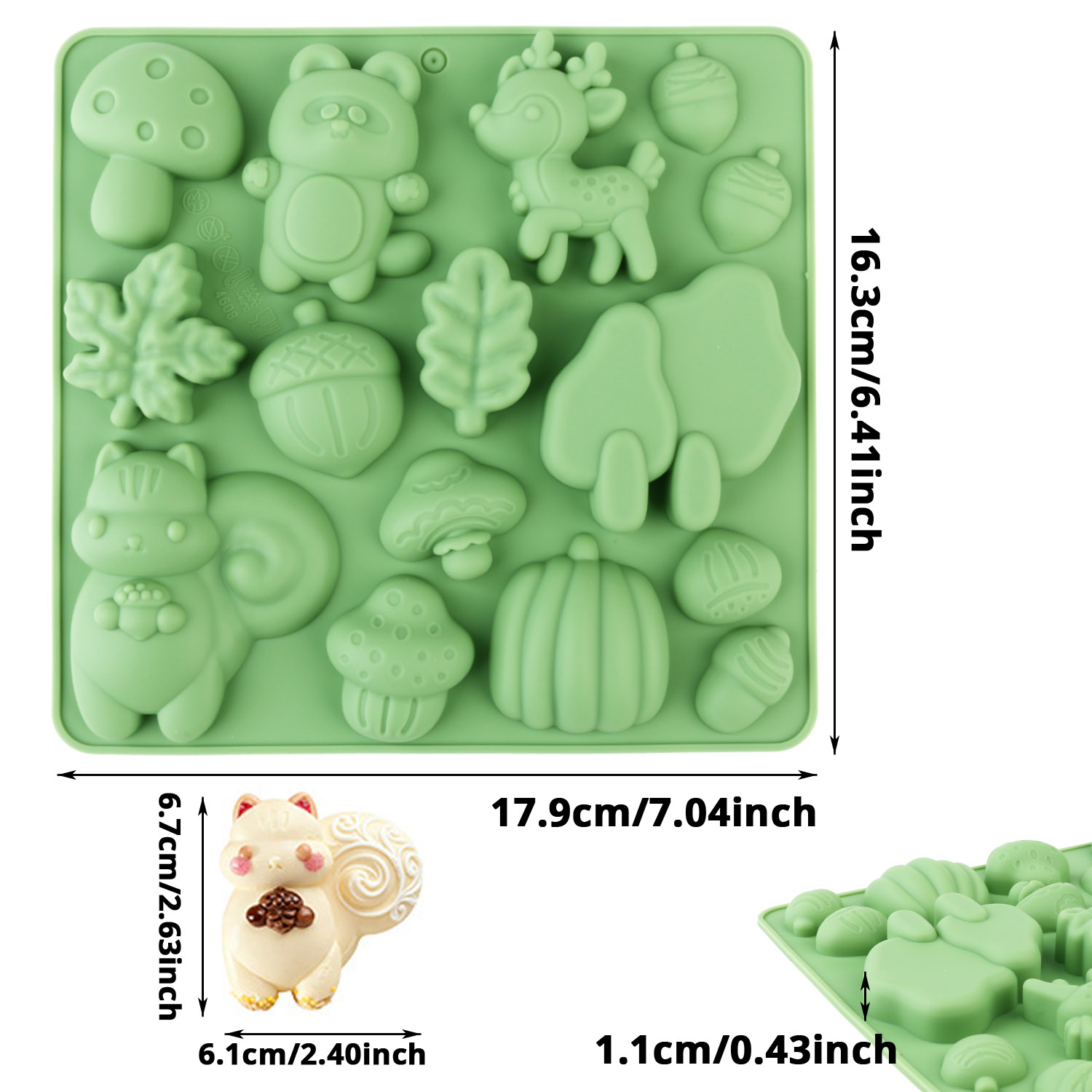 Sincap ve Geyik Şeklinde Hayva - Resin Art Tools incelemesi ve fiyatı