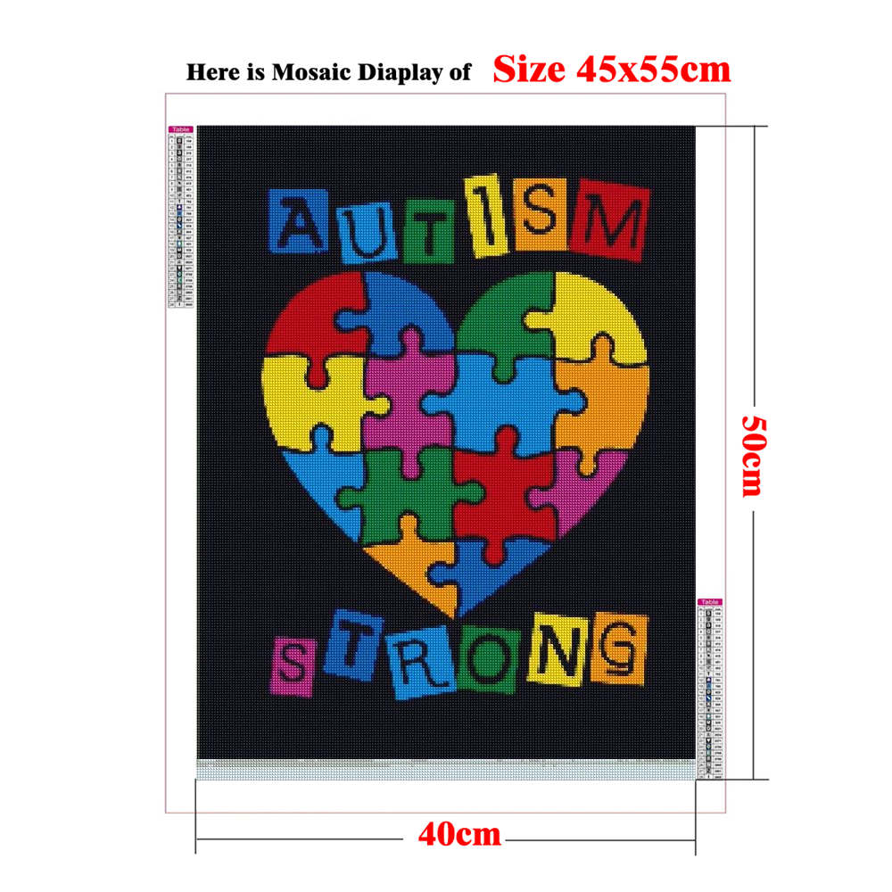 Otizm Farkındalık Posterleri 5 - Resin Art Quote incelemesi ve fiyatı